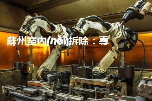 蘇州室內(nèi)拆除：專業(yè)高效，安全環(huán)保一站式服務(wù)
